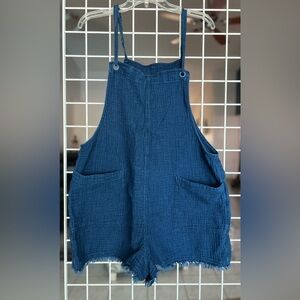 Aerie Blue Textured romper